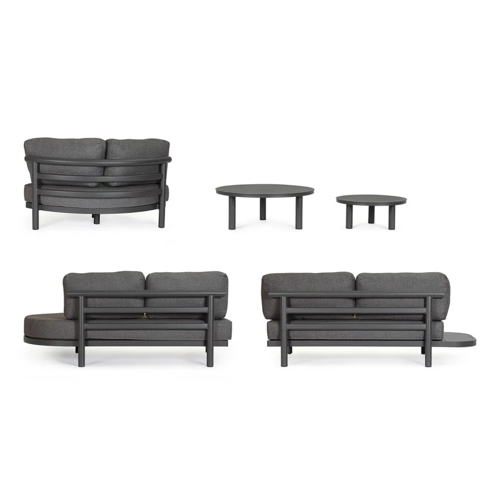 Bizzotto Hercules Corner living room set with...