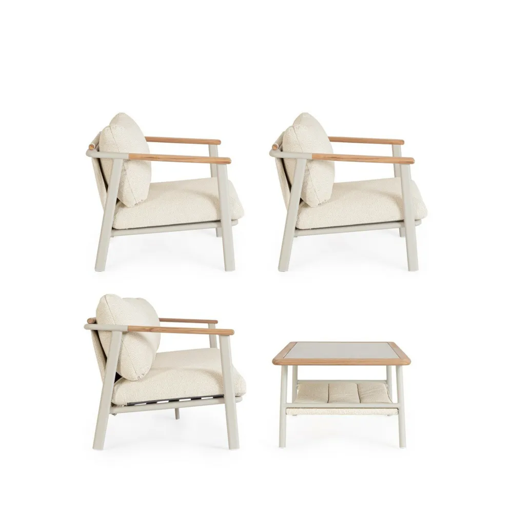BIZZOTTO Leonida Ensemble de salon de jardin -...