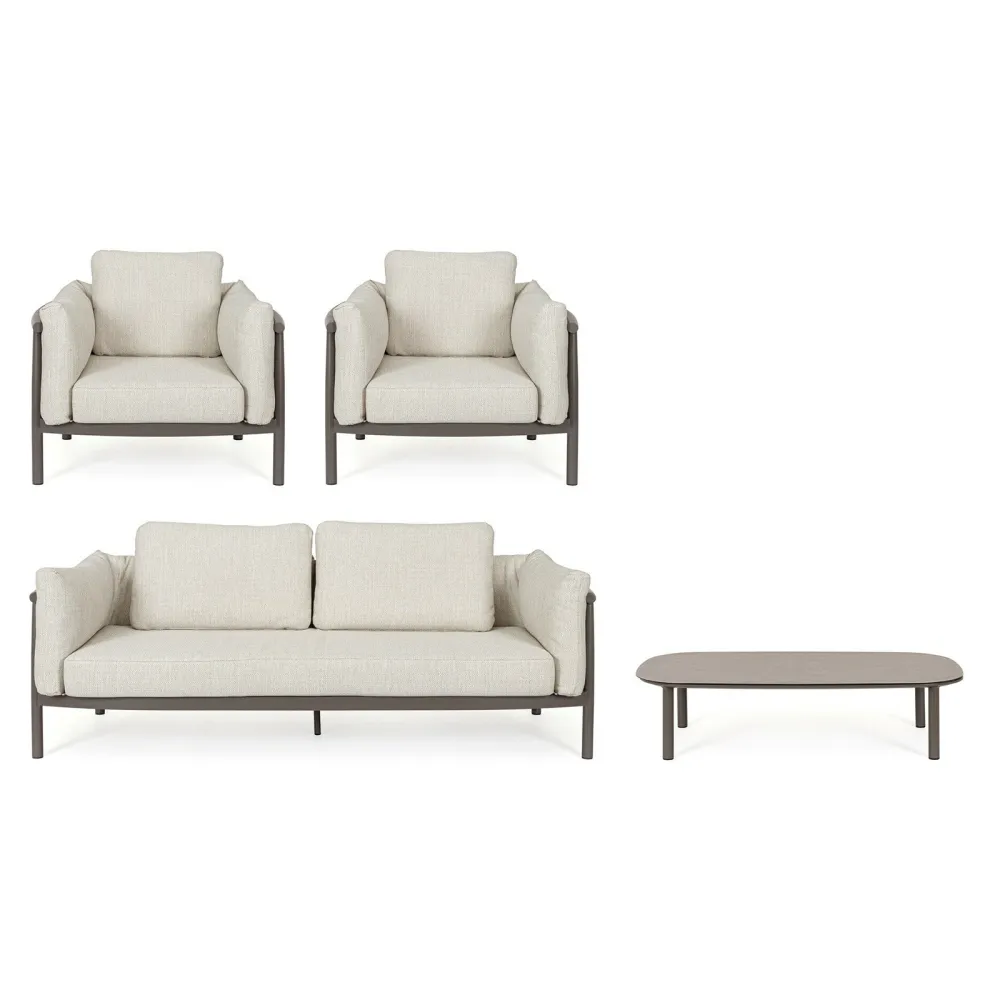 BIZZOTTO Theodore Set salotto da esterno - Castor