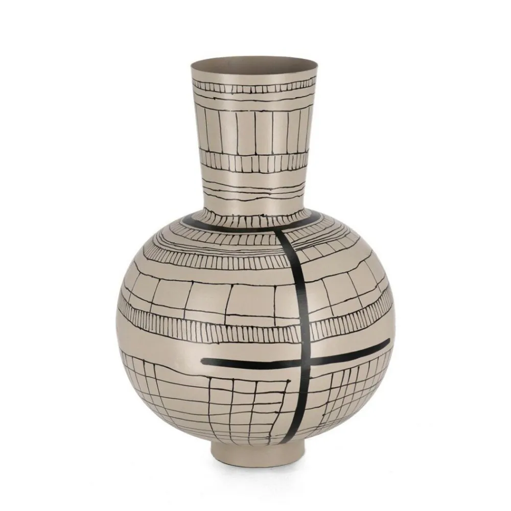 BIZZOTTO Siva Florero - 43 h cm - Beige