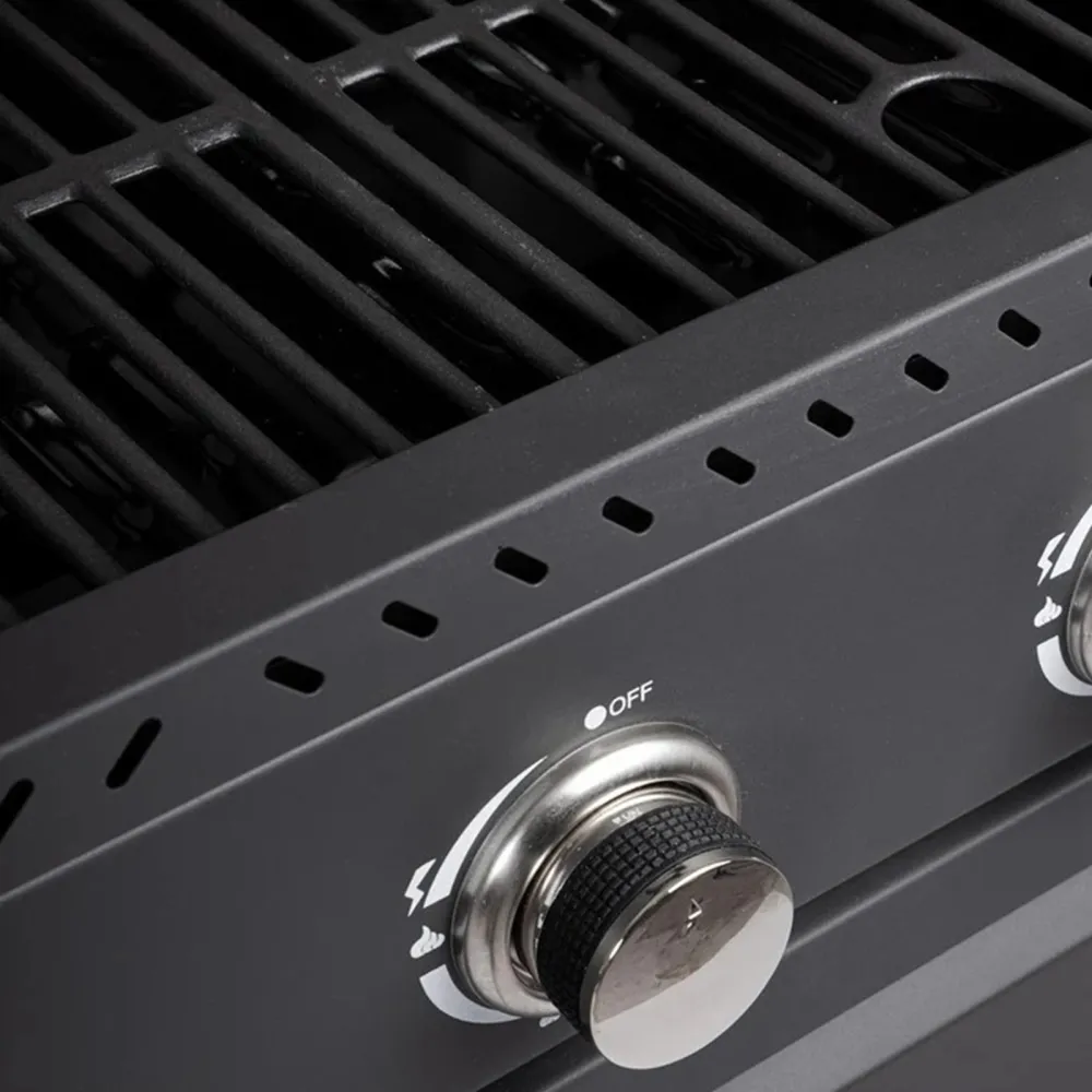 Bizzotto Merita Cuisinière à gaz - Anthracite