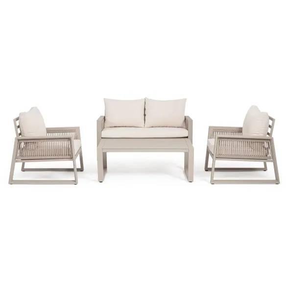 Bizzotto Captiva Conjunto de salón de exterior - Peyote