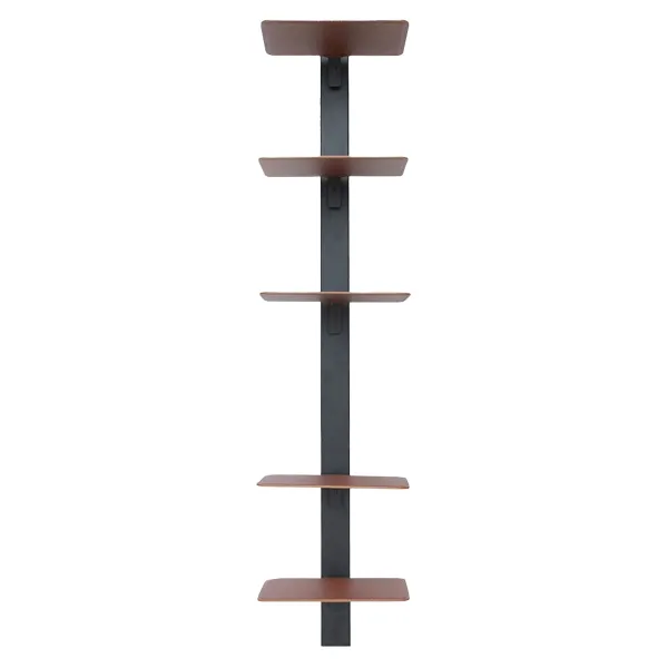 LIMAC Design Verwall 6-stöckiges, 37 cm hohes Bücherregal...