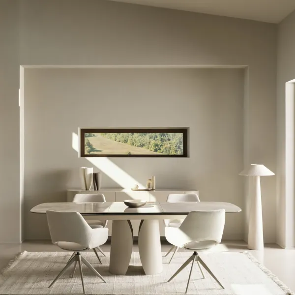 BIZZOTTO Ardis Tavolo allungabile - Beige Chiaro 2