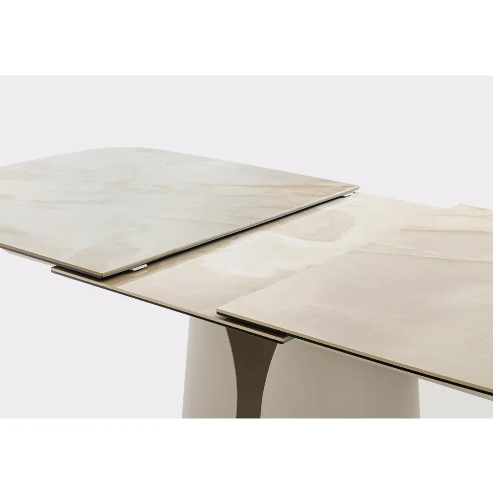 BIZZOTTO Ardis Table extensible - Beige clair