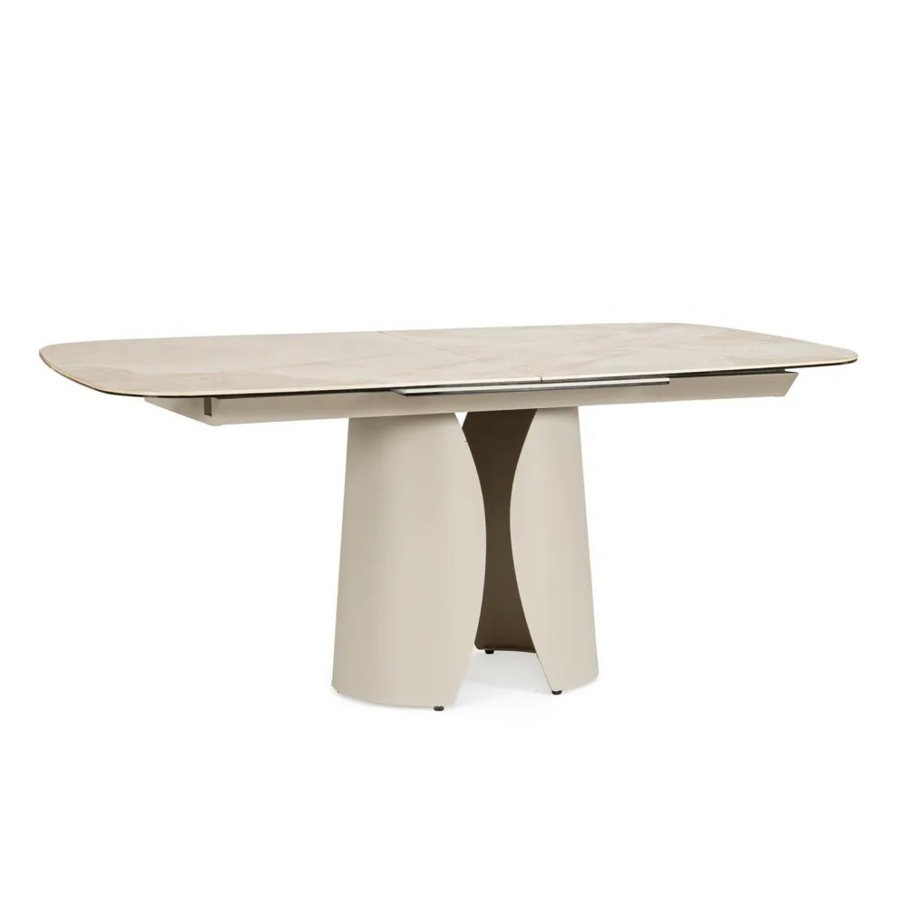 BIZZOTTO Ardis Table extensible - Beige clair