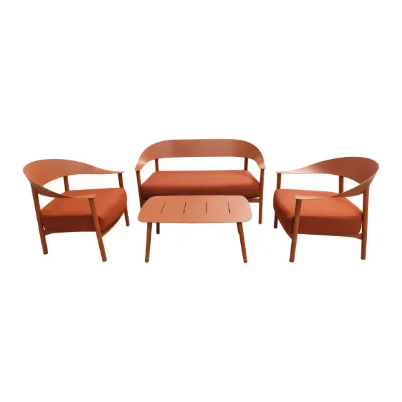 Elementa Pepper Set Salotto outdoor - Terracotta - Pronta consegna