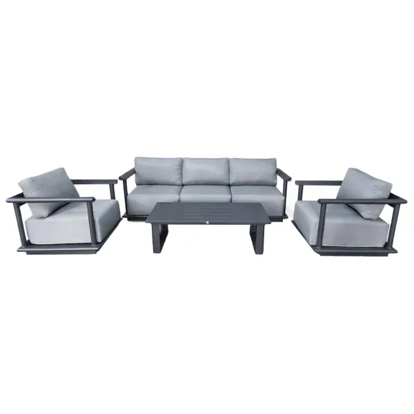 Elementa Cumin Outdoor Lounge Set - Anthracite - Ready...