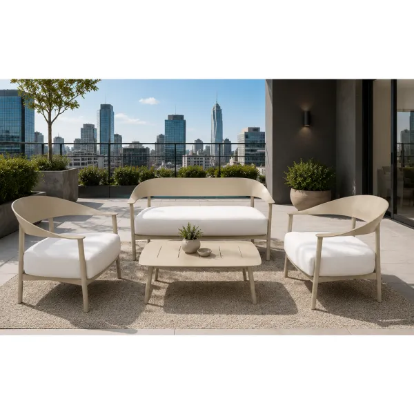 Elementa Pepper Set Salotto outdoor - Sabbia - Pronta... 2