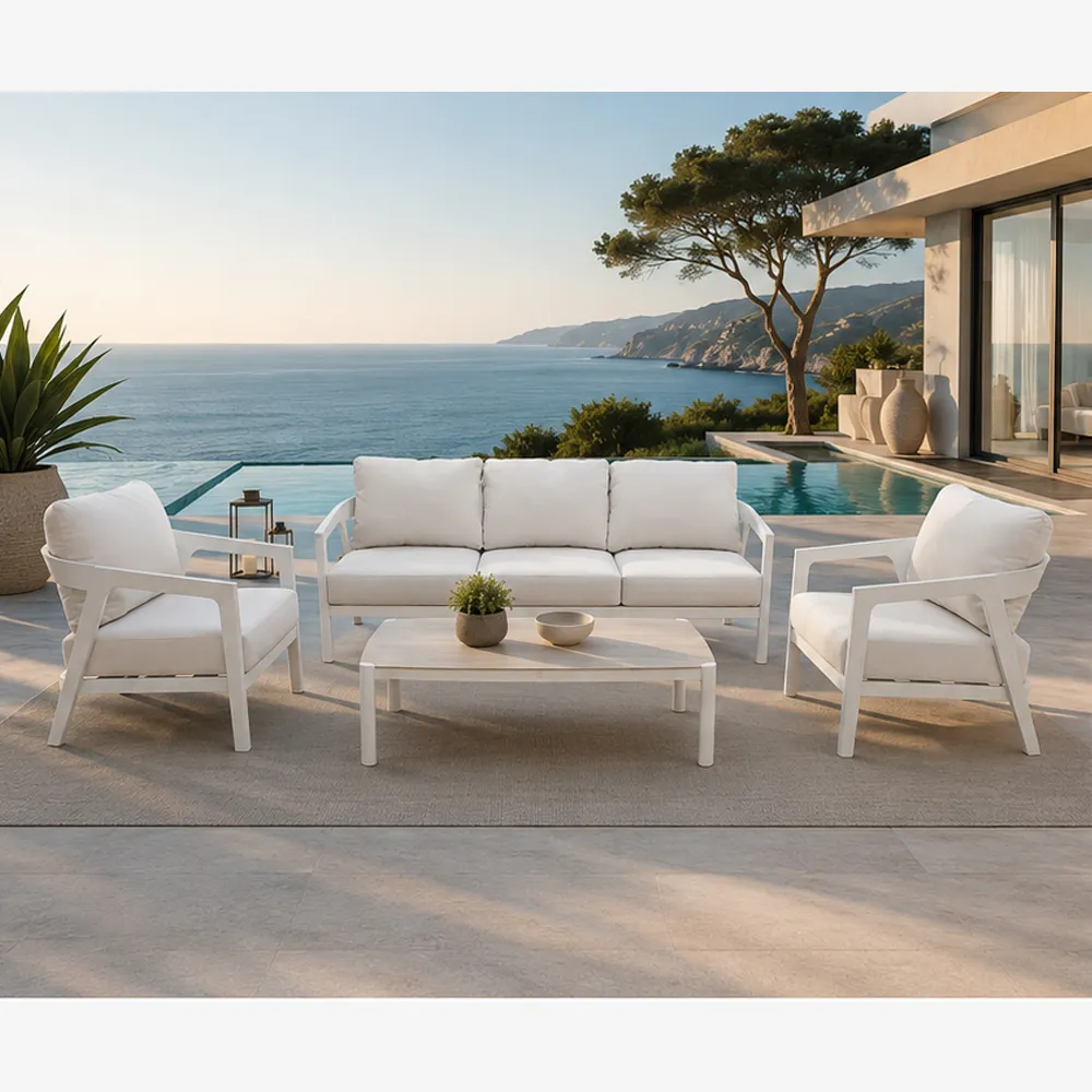 Elementa Cinnamon Outdoor Living Room Set -...