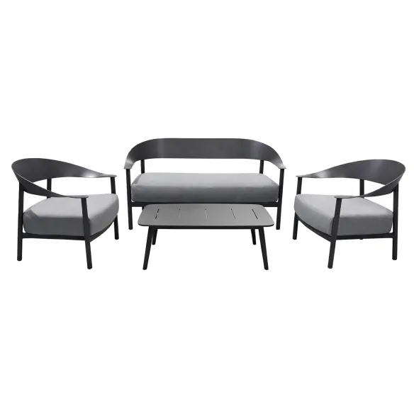 Elementa Pepper Outdoor-Wohnzimmer-Set – Anthrazit
