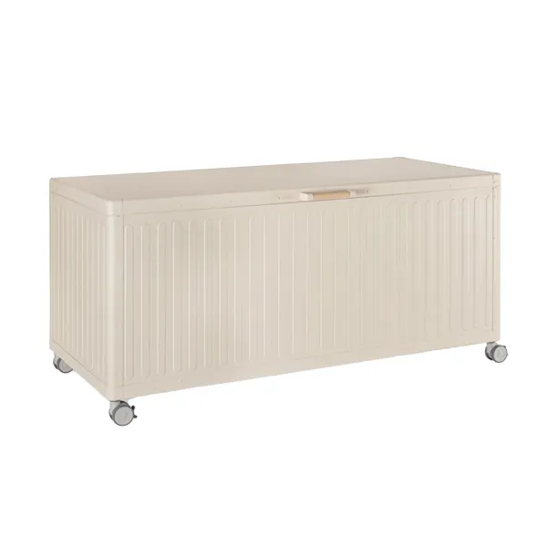 BIZZOTTO Baule con cuscino e ruote - Finitura: Ocean seta