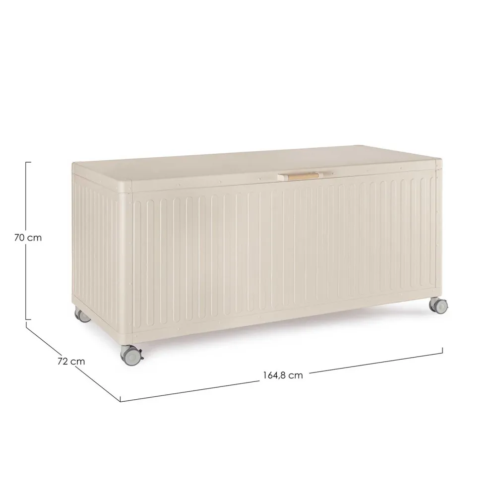 BIZZOTTO Baule con cuscino e ruote - Finitura:...