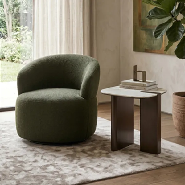 Stones Key Table basse - Céramique Calacatta Gold - Métal... 2