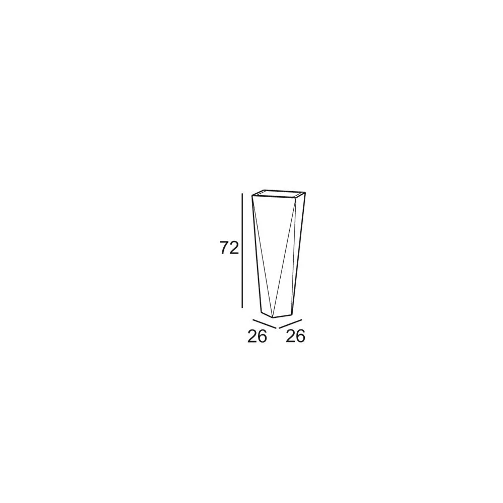 Florero Plust Collection Diamond H72cm