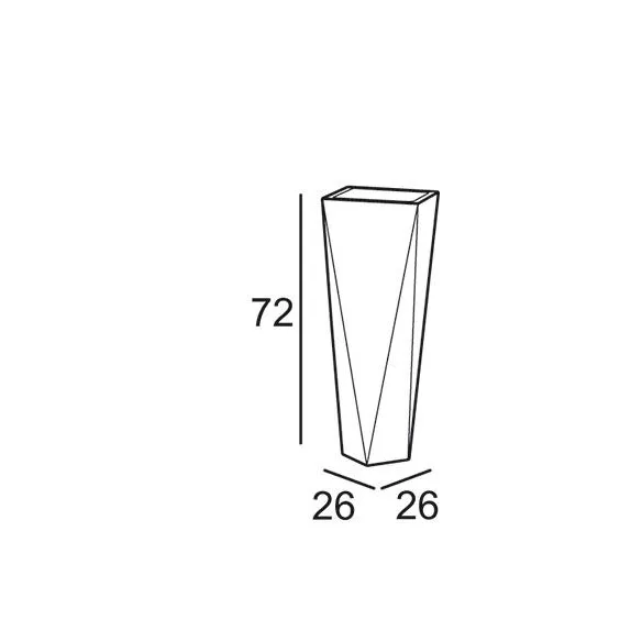 Florero Plust Collection Diamond H72cm