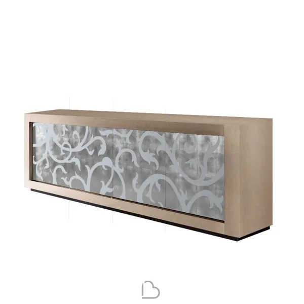Buffet Riflessi Picasso Intarsio 240xh73 cm