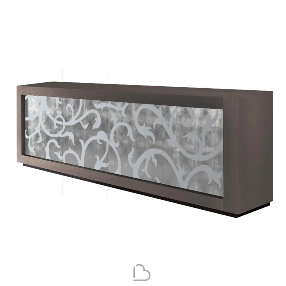 Sideboard Riflessi Picasso Intarsio 240xh73 cm