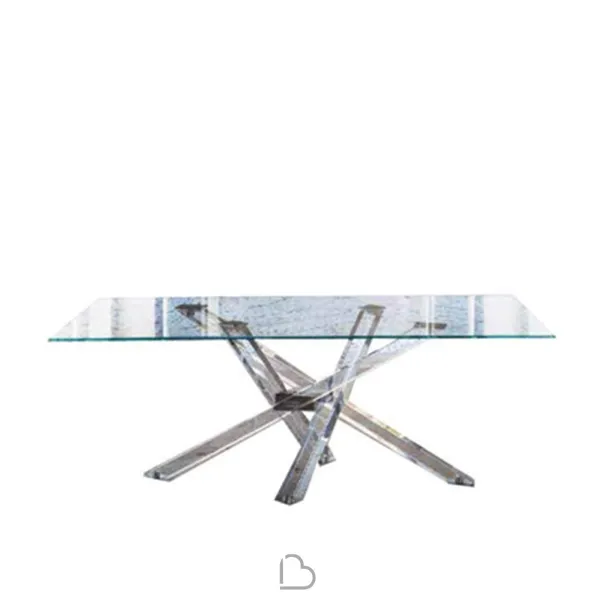 Tisch in Kristall Riflessi Shangai limited edition