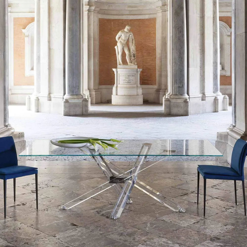 Table en cristal Riflessi Shangai limited edition