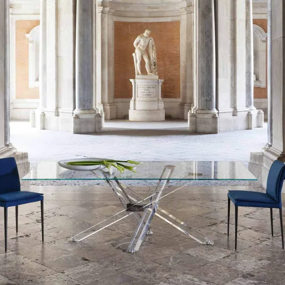Table en cristal Riflessi Shangai limited edition