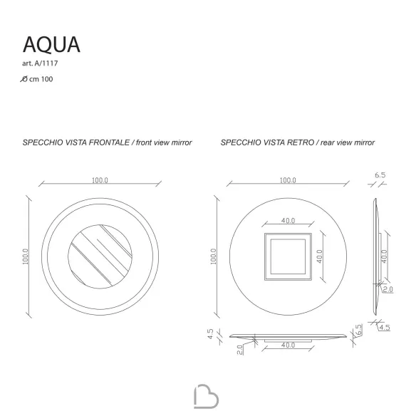 Miroir Riflessi Aqua