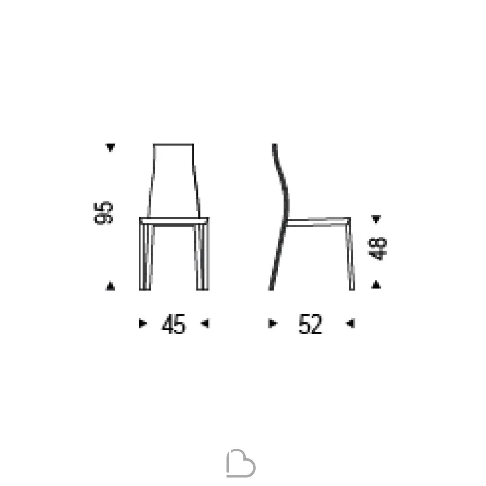 Chaise  Cattelan Kaori