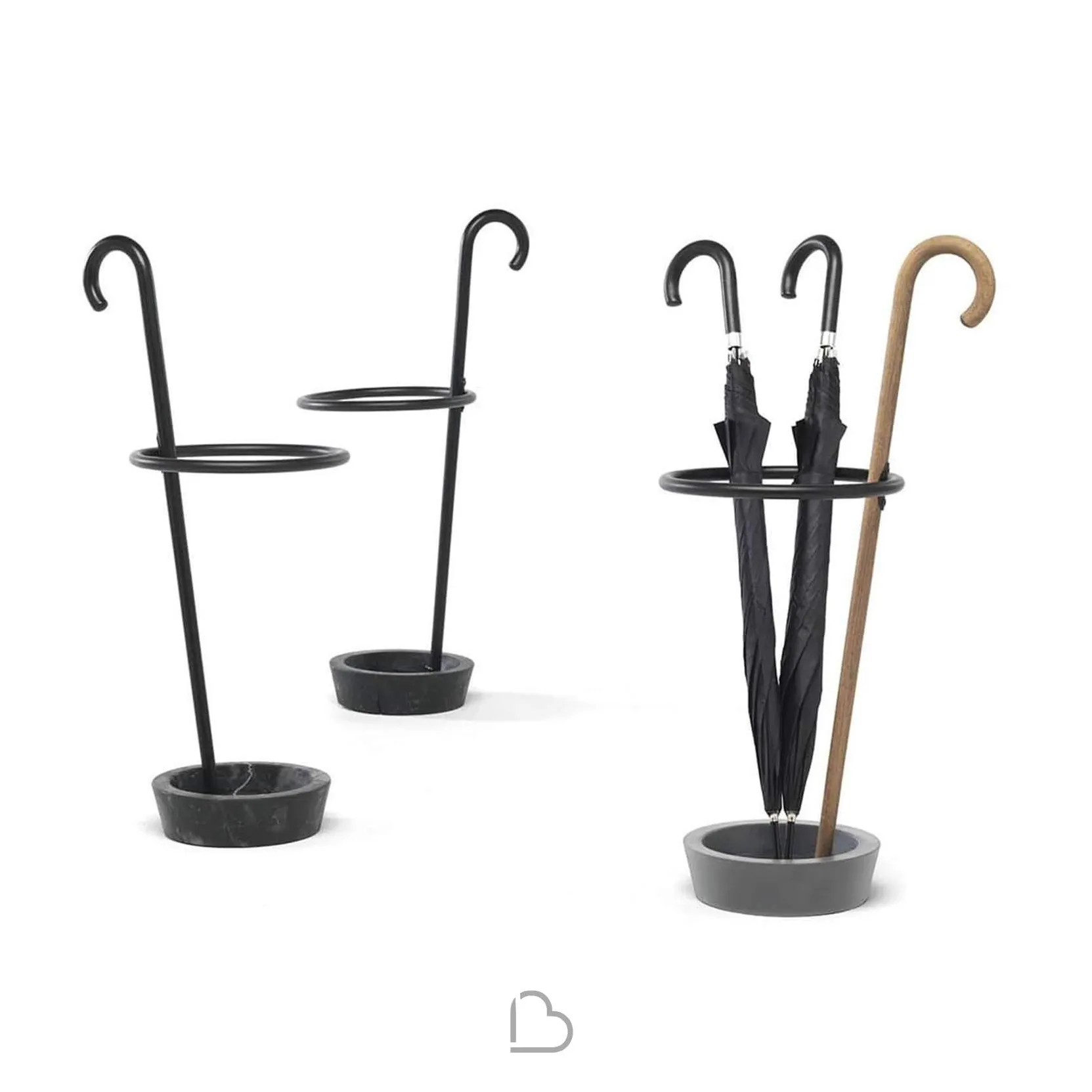 Porte-parapluie en métal - AMBROGIO - Meme Design - en béton