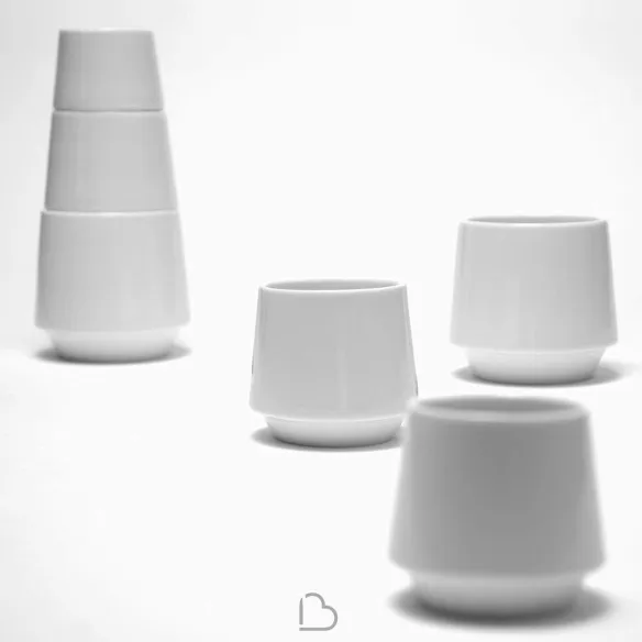 Set di tazze in porcellana Covo Habit