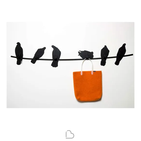 Perchero Covo Birds on wire