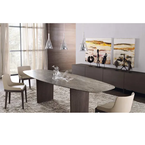 Table supérieure en marbre MisuraEmme Ala 2