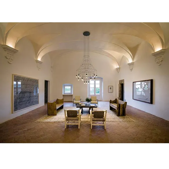 Lampe suspension Vibia Wireflow Chandelier