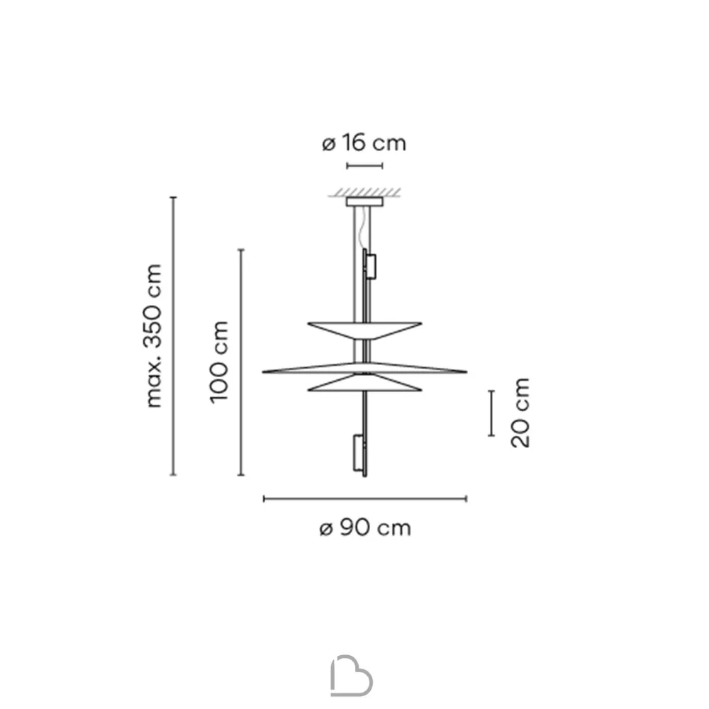lampe suspension Vibia Flamingo 1530
