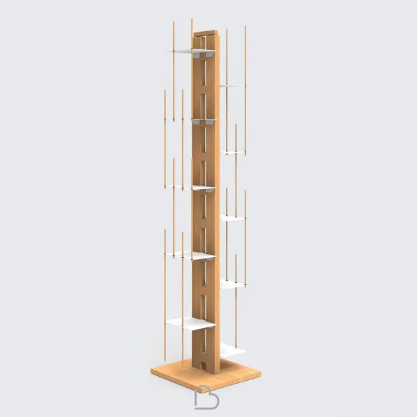 Bookcase Le zie di Milano Zia Veronica a colonna 60 cm 2
