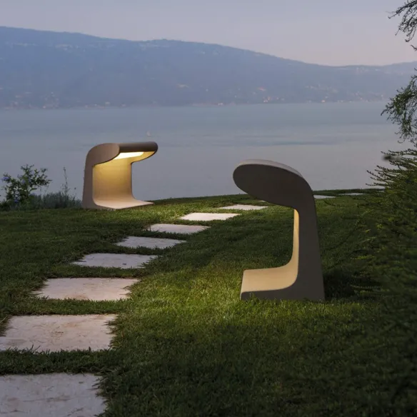 Lampada da Tavolo Borne Bèton Grande  Led Outdoor IP65