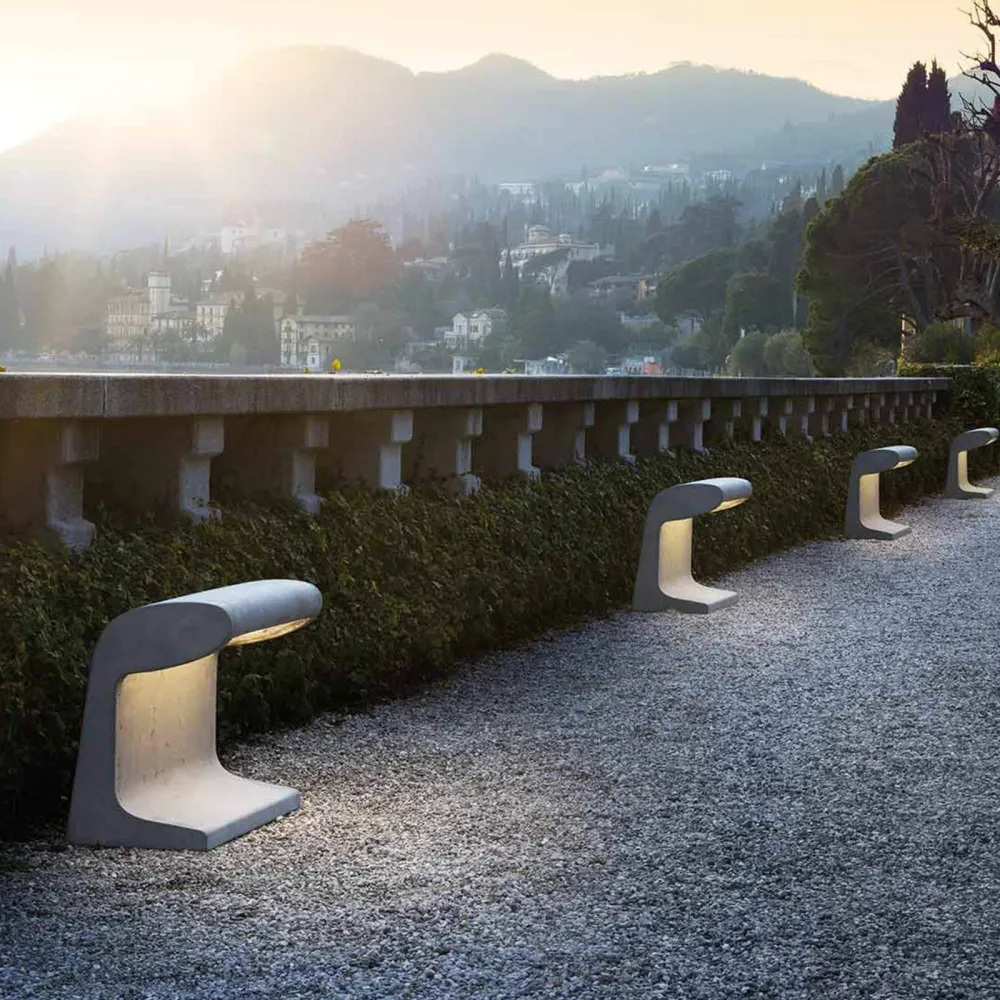 Lampada da Tavolo Borne Bèton Grande  Led Outdoor IP65