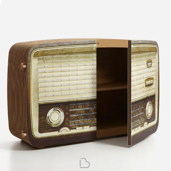 Cardboard Sideboard Kubedesign Aradio
