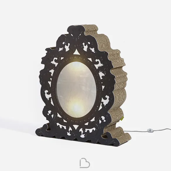 Lampada da terra in cartone Kubedesign Dorian