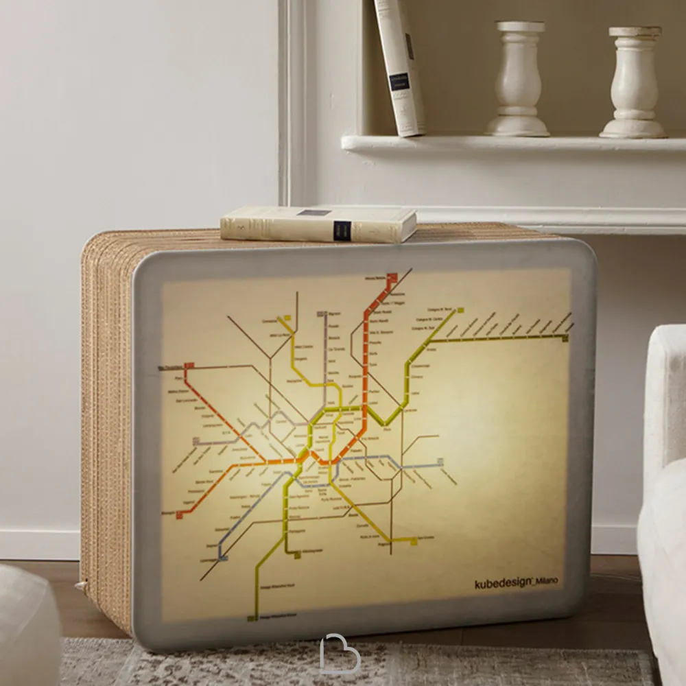 lámpara de pie  Kubedesign Metro'