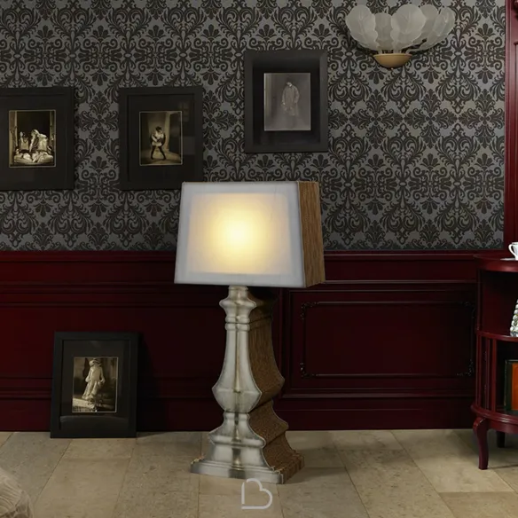lampe de sol en carton Kubedesign Old