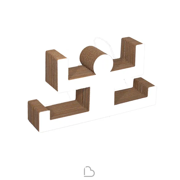 Bibliothèque en carton Kubedesign Spanky Spaccata