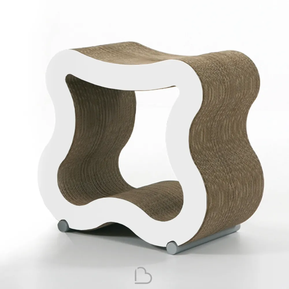Cardboard Stool kubedesign Sgas