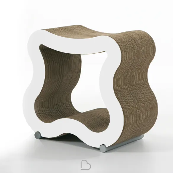 Cardboard Stool kubedesign Sgas
