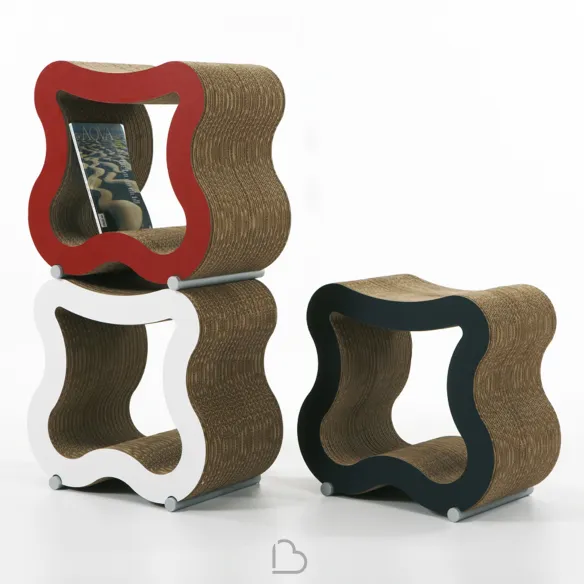 Taburete de carton  Kubedesign Sgas