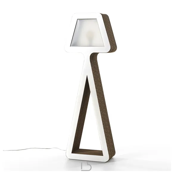 Lampada da terra in cartone Kubedesign Biancaneve