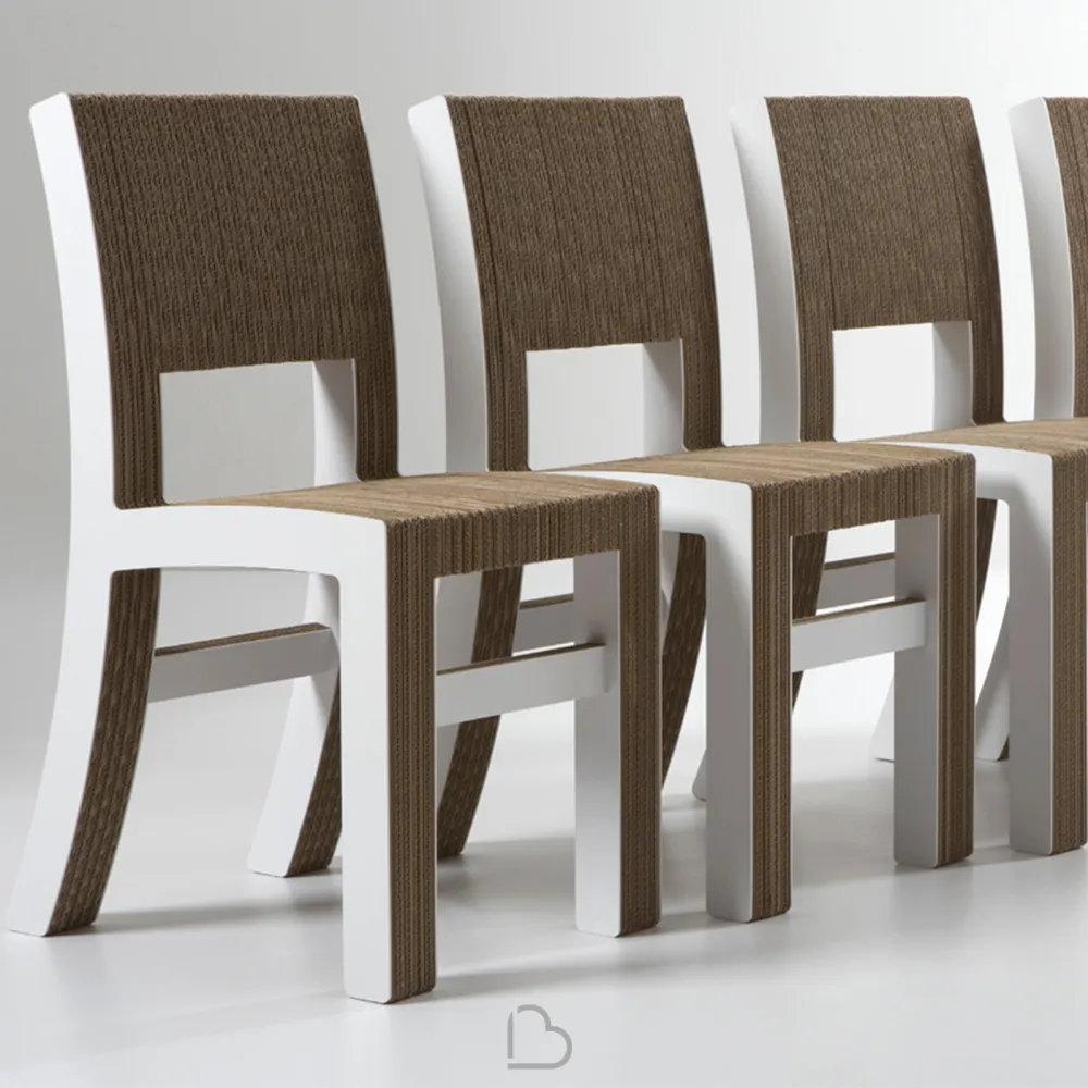 Sedia in cartone Kubedesign Elettra