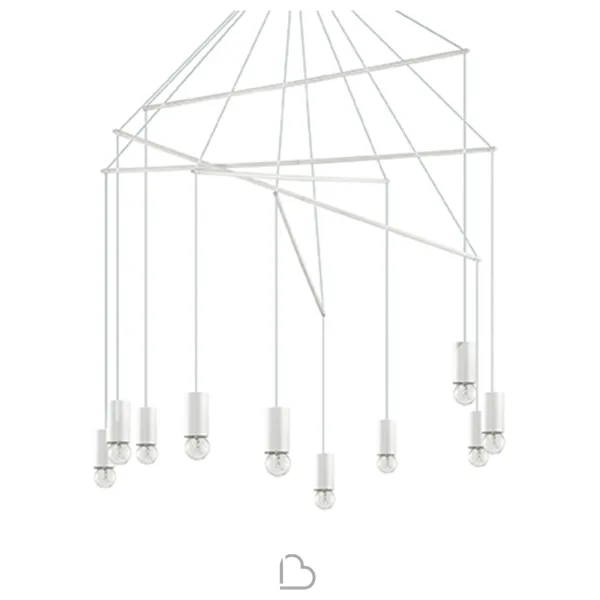 Suspension lamp in metal Ideal Lux Pop