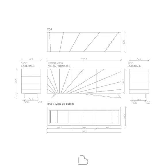 Buffet Riflessi Solaris