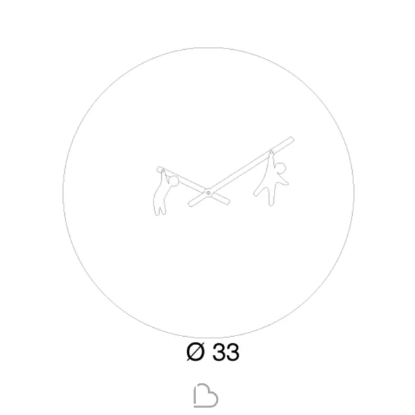 Wanduhr  Progetti 25th year Time2Play 2