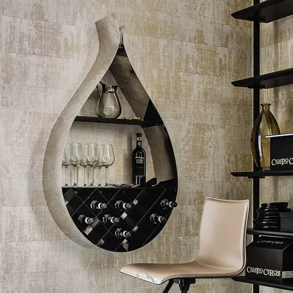Cattelan Drop Bookcase-Bottle holder 2